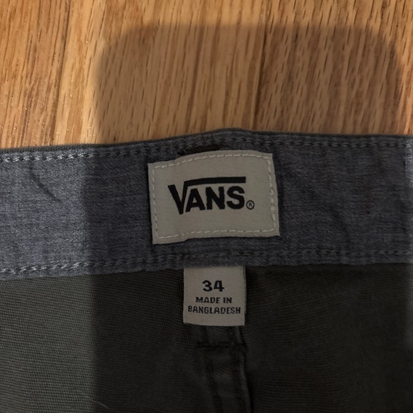 Vans Men’s Slim Shorts Olive Green Size 34 - Picture 4 of 4